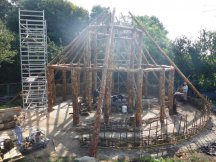 Reconstruction of Roundhouse proceeding well