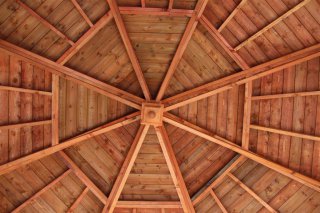 the spectacular douglas fir roof constructed by peter j skimming and son whithorn jpg